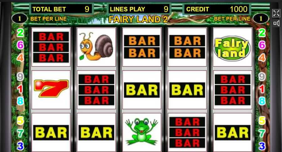 Отдача игрового автомата Fairy Land позволяет зарабатывать настоящие деньги Лягушки, Сказочная Страна, автоматы гаминаторы